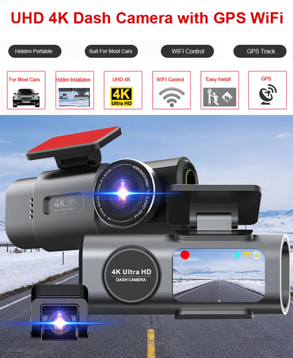 UHD Recording Car Camera DVR Night