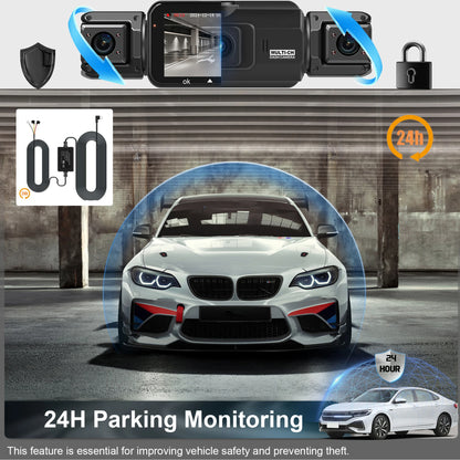 Dashcam for cars 4 Channe