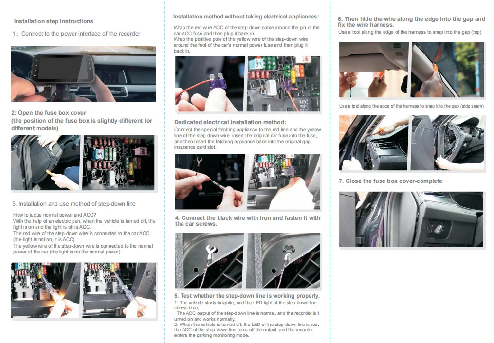 Dashcam for cars 4 Channe