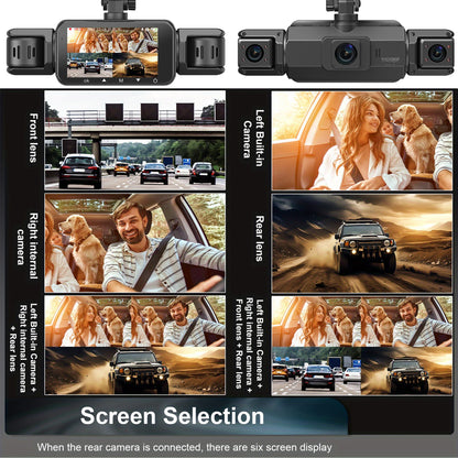 Dashcam for cars 4 Channe