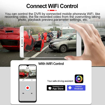 DualView 1080P WiFi Dash Cam
