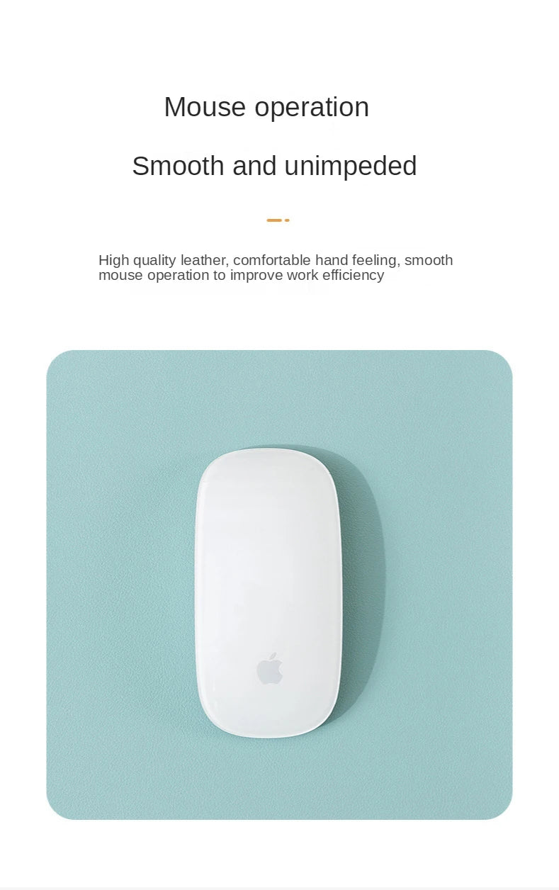 LeatherGlide PU Mouse Pad
