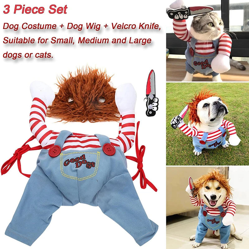 Pet Halloween Costume Dog Clothing Chucky