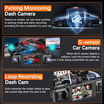 Dashcam for cars 4 Channe