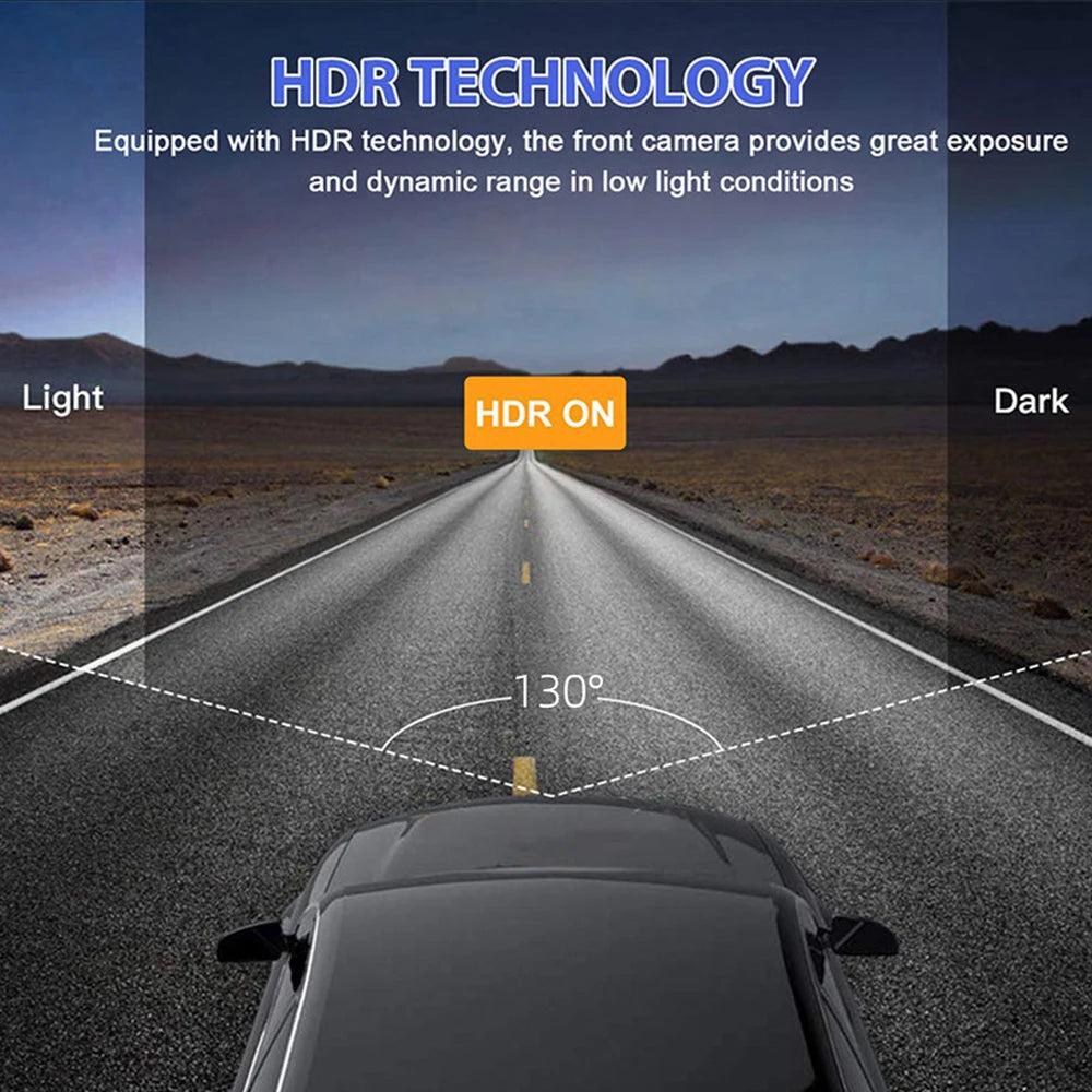 Dash Cam W/ IR Night Vision Loop Recording