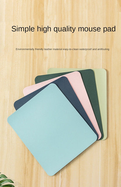 LeatherGlide PU Mouse Pad