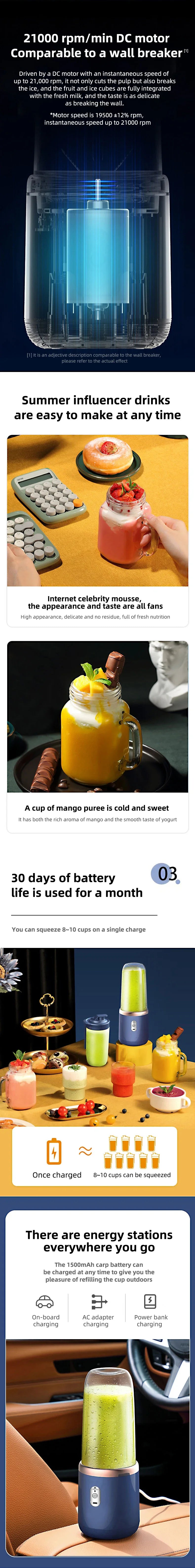 BlendGo Pro Portable Blender