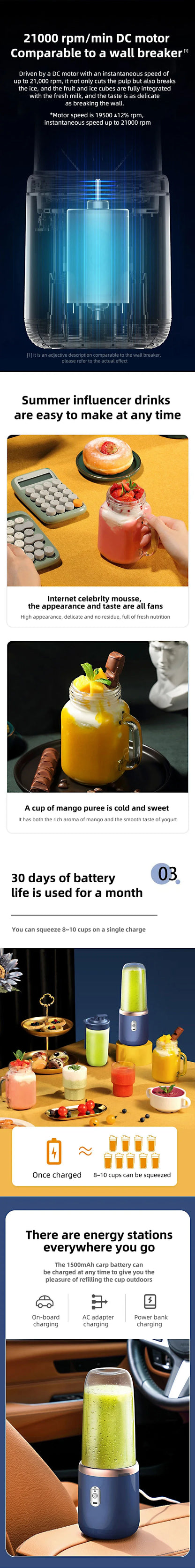 BlendGo Pro Portable Blender