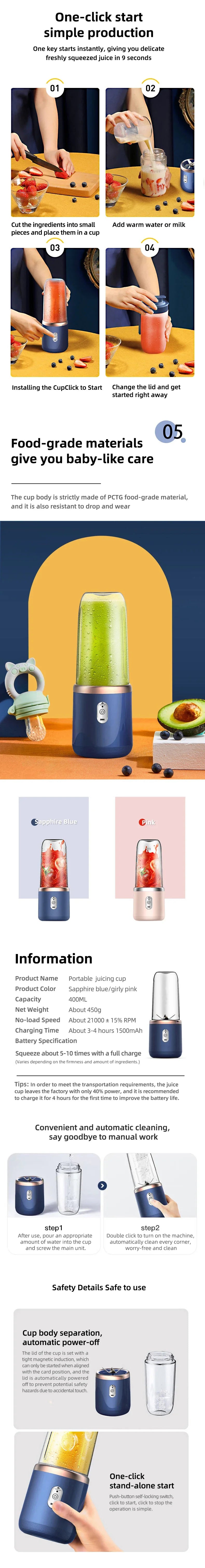BlendGo Pro Portable Blender