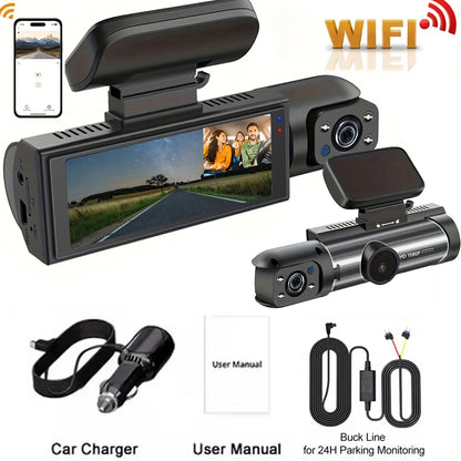 DualView 1080P WiFi Dash Cam