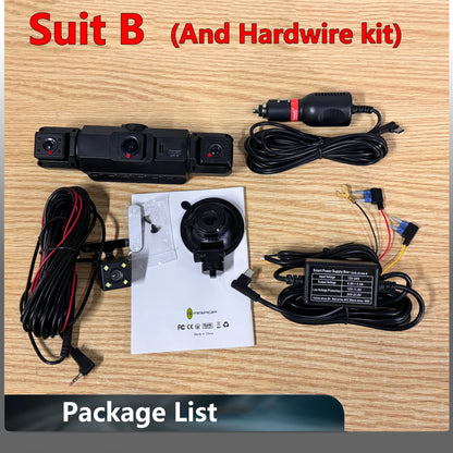 Dashcam for cars 4 Channe