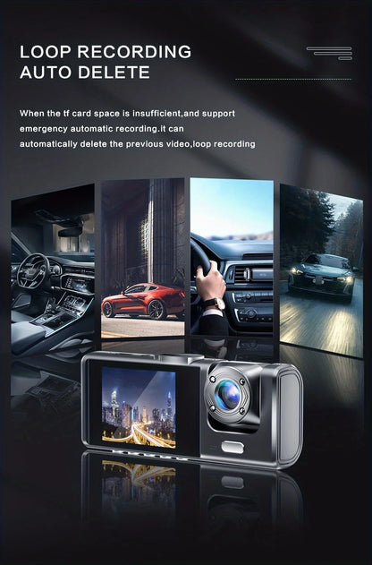 Dash Cam W/ IR Night Vision Loop Recording