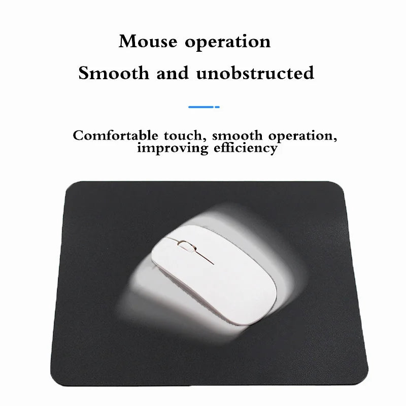 LeatherGlide PU Mouse Pad