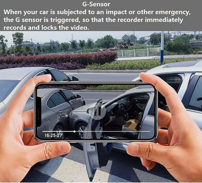 DualView 1080P WiFi Dash Cam