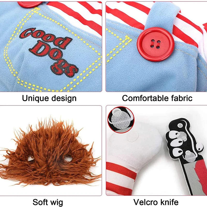 Pet Halloween Costume Dog Clothing Chucky