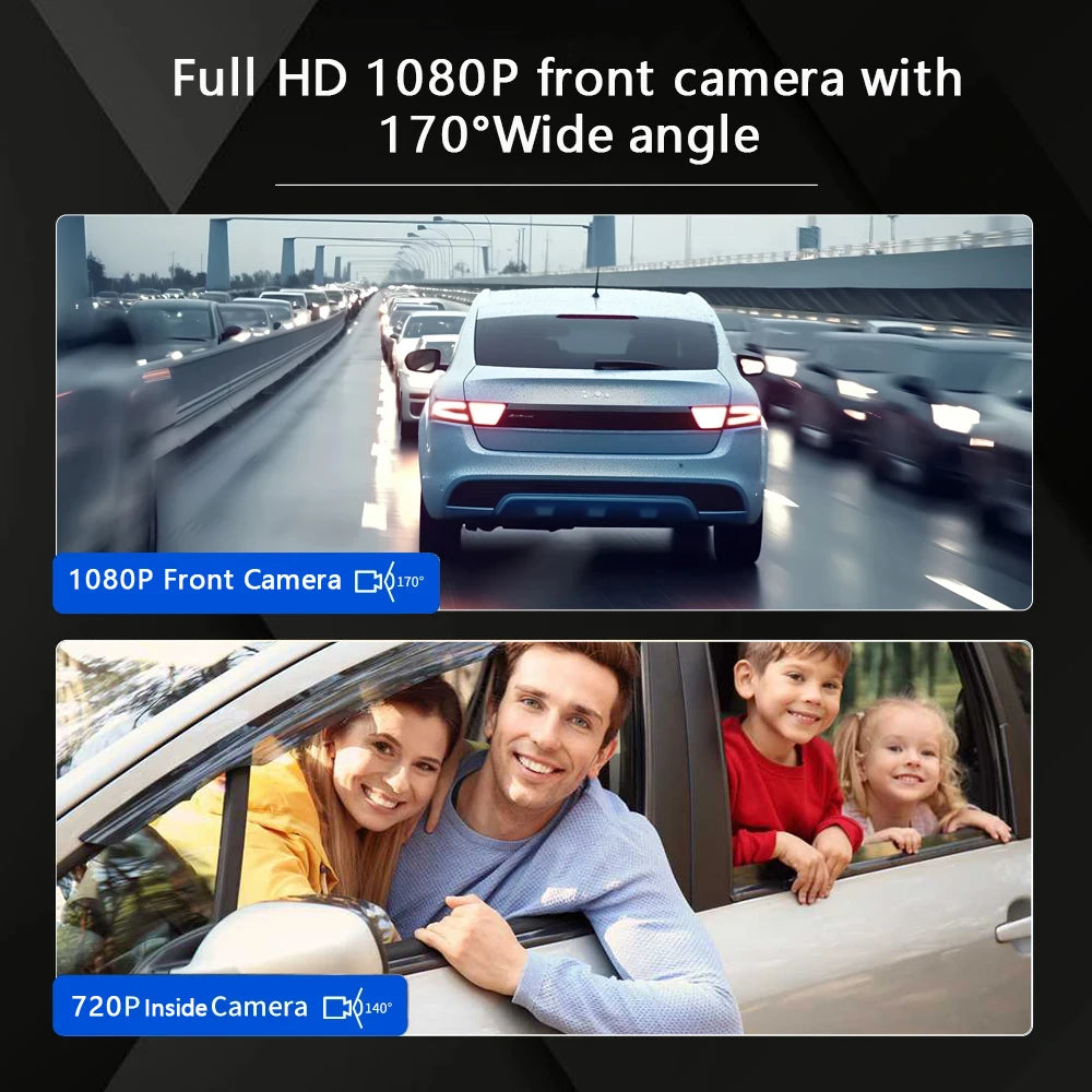 DualView 1080P WiFi Dash Cam