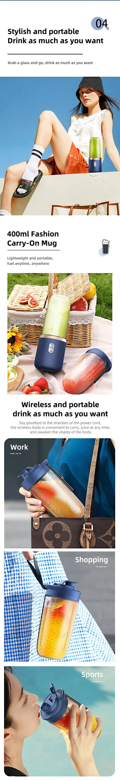BlendGo Pro Portable Blender