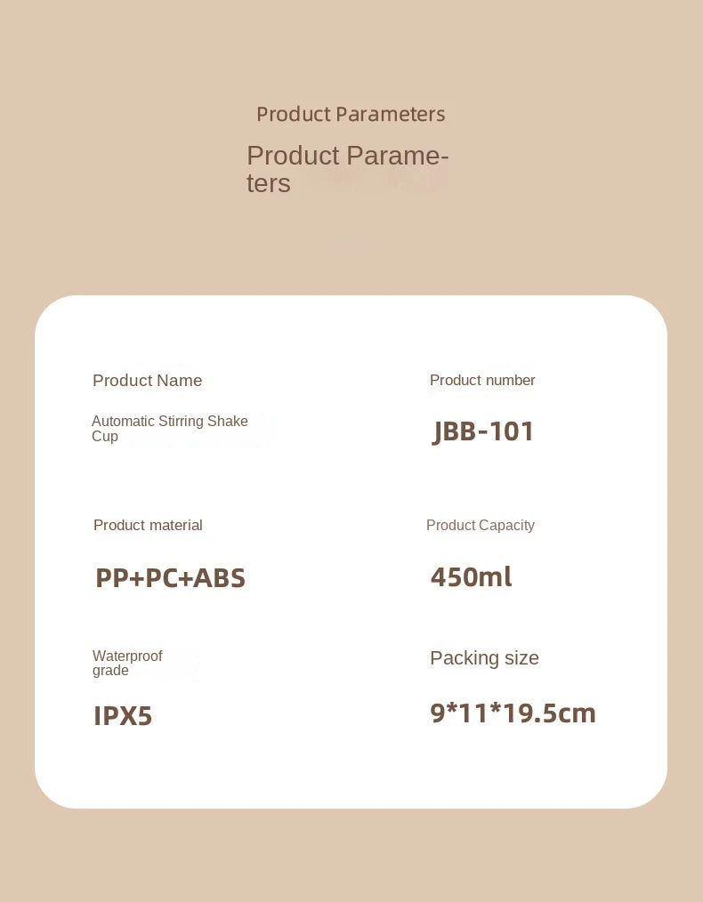 ShakeGo Pro Electric Blender Cup